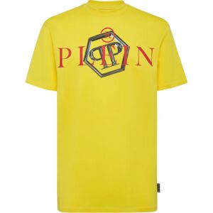Philipp Plein 2XL Geel katoen jersey T-shirt - T-Shirt Philipp Plein 2XL Geel katoen jersey T-shirt - T-Shirt