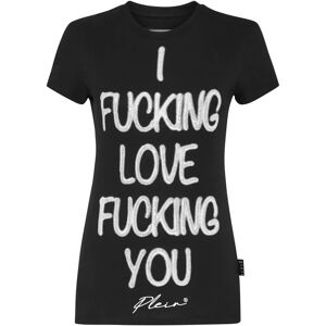 Philipp Plein M Zwart katoen T-shirt - T-Shirt Philipp Plein M Zwart katoen T-shirt - T-Shirt