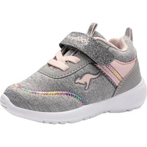 Kangaroos KY-Chummy Ev Kinder Sneakers - Grijs - Meisjes Kangaroos KY-Chummy Ev Kinder Sneakers - Grijs - Meisjes