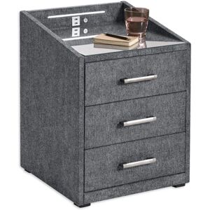 ED EXCITING DESIGN Moon Nachttisch - Sideboard mit LED & USB ED EXCITING DESIGN Moon Nachttisch - Sideboard mit LED & USB