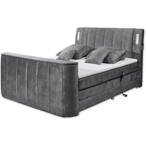 ED EXCITING DESIGN Dallas Microvelours Boxspringbett - Boxspringbett ED EXCITING DESIGN Dallas Microvelours Boxspringbett - Boxspringbett