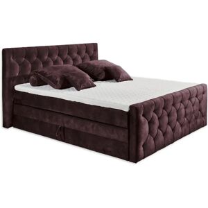 ED EXCITING DESIGN Cashfield Microvelours Boxspring ágy - Komplett ágy 180x200 cm ED EXCITING DESIGN Cashfield Microvelours Boxspring ágy - Komplett ágy 180x200 cm