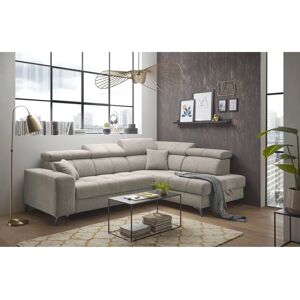 ED EXCITING DESIGN Sydney Beige L-Form Sofa - Sofa ED EXCITING DESIGN Sydney Beige L-Form Sofa - Sofa