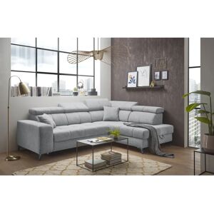 ED EXCITING DESIGN Sydney - L-Form, Hellgrau, 282cm ED EXCITING DESIGN Sydney - L-Form, Hellgrau, 282cm