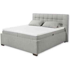 BlackRedWhite Artos Graues Boxbett mit Stauraum - Modernes Design BlackRedWhite Artos Graues Boxbett mit Stauraum - Modernes Design