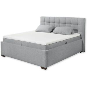 BlackRedWhite Artos Boxspringbett - Grau/Blau 160x200cm BlackRedWhite Artos Boxspringbett - Grau/Blau 160x200cm