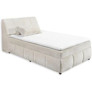 ED Valencia Microvelour Boxspring Ágy - Tárolóhely & 120x200cm ED Valencia Microvelour Boxspring Ágy - Tárolóhely & 120x200cm