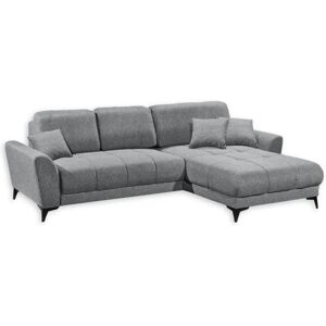 ED EXCITING DESIGN Bern L-Form Sofa - Wendbare Recamiere, Webstoff, 281cm ED EXCITING DESIGN Bern L-Form Sofa - Wendbare Recamiere, Webstoff, 281cm