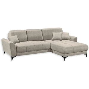 ED EXCITING DESIGN Bern L-Form Sofa - Reversibler Recamiere, Beige, 281cm ED EXCITING DESIGN Bern L-Form Sofa - Reversibler Recamiere, Beige, 281cm