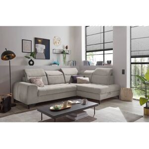 ED EXCITING DESIGN Rockdale L-Form Beige Sofa - Elektrisch & Stauraum ED EXCITING DESIGN Rockdale L-Form Beige Sofa - Elektrisch & Stauraum