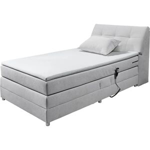 ED EXCITING DESIGN Toulouse - Elektrisch verstellbares Boxspringbett, Microvelours, Grau ED EXCITING DESIGN Toulouse - Elektrisch verstellbares Boxspringbett, Microvelours, Grau