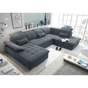 ED EXCITING DESIGN Wayne U-Form Sofa - U-förmige Sectional Microvelours ED EXCITING DESIGN Wayne U-Form Sofa - U-förmige Sectional Microvelours