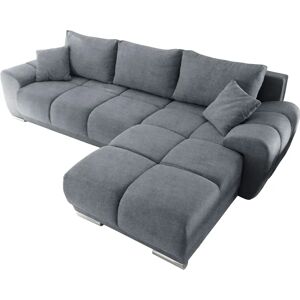 ED EXCITING DESIGN Anton L-Form Sofa - L-förmiges Microvelours ED EXCITING DESIGN Anton L-Form Sofa - L-förmiges Microvelours