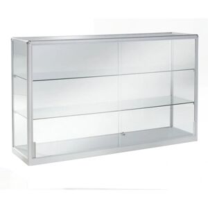 Vitrina Eurokraft pro Altura Media - Aluminio Plateado Vitrina Eurokraft pro Altura Media - Aluminio Plateado