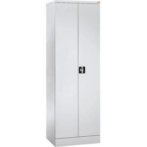 Armario de Acero Eurokraft con Zócalo - Gris Claro RAL 7035 - Mueble de Almacenamiento Armario de Acero Eurokraft con Zócalo - Gris Claro RAL 7035 - Mueble de Almacenamiento
