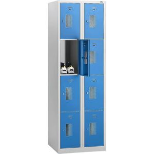 Armario de Almacenamiento con Cerradura Cilíndrica - Eurokraft Basic Armario de Almacenamiento con Cerradura Cilíndrica - Eurokraft Basic