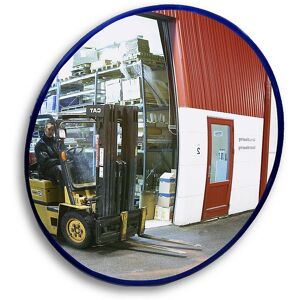 Espelho redondo de parede Eurokraft com suporte magnético - Industrial 500mm Espelho redondo de parede Eurokraft com suporte magnético - Industrial 500mm