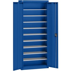 Armario de acero Eurokraft pro - 1575mm, Azul genciana RAL 5010 - Armario de almacenamiento Armario de acero Eurokraft pro - 1575mm, Azul genciana RAL 5010 - Armario de almacenamiento