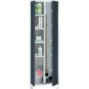 Dulap EUROKRAFTpro - 800mm, Gri deschis & antracit - Depozitare Dulap EUROKRAFTpro - 800mm, Gri deschis & antracit - Depozitare