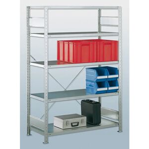 Estantes de Acero Ajustables Eurokraft Pro - Básico, 1300x500mm, Galvanizado Estantes de Acero Ajustables Eurokraft Pro - Básico, 1300x500mm, Galvanizado