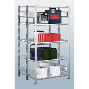 Estantería ajustable de doble hilera Eurokraft pro - Almacenamiento básico Estantería ajustable de doble hilera Eurokraft pro - Almacenamiento básico