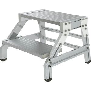 Eurokraft pro Scala di montaggio pesante - Alluminio, 2 gradini Eurokraft pro Scala di montaggio pesante - Alluminio, 2 gradini