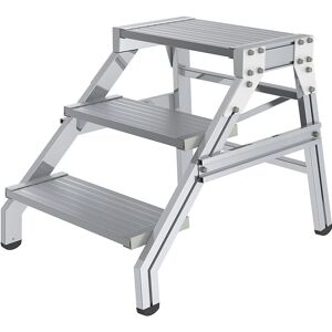 Scala di montaggio eurokraft pro - 3 gradini - Alluminio resistente Scala di montaggio eurokraft pro - 3 gradini - Alluminio resistente