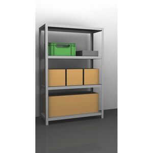 Estantería de acero EUROKRAFTpro - Carga pesada, Zincada - 1500x1000x500mm Estantería de acero EUROKRAFTpro - Carga pesada, Zincada - 1500x1000x500mm