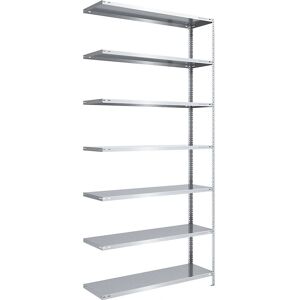 EUROKRAFTpro Stahlregal - Verstellbar, Zinkbeschichtet, Schwerlast EUROKRAFTpro Stahlregal - Verstellbar, Zinkbeschichtet, Schwerlast