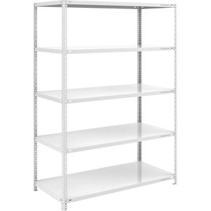 EUROKRAFTpro Regalsystem - Verstellbar Stahl, Hellgrau RAL 7035 EUROKRAFTpro Regalsystem - Verstellbar Stahl, Hellgrau RAL 7035