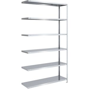Estantería EUROKRAFTpro - Atornillable, Zincada, 2500mm Estantería EUROKRAFTpro - Atornillable, Zincada, 2500mm