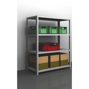 Scaffale in Acciaio EUROKRAFTpro - Regolabile, Zincato - Base Scaffale in Acciaio EUROKRAFTpro - Regolabile, Zincato - Base