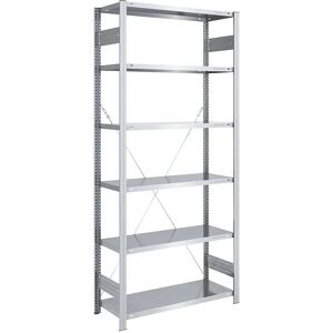 Estantería Zincada EUROKRAFTpro - Modelo Básico 2500mm Estantería Zincada EUROKRAFTpro - Modelo Básico 2500mm