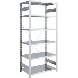 EUROKRAFTpro Stahlschrank - 2500mm, 800mm tief, verzinkt EUROKRAFTpro Stahlschrank - 2500mm, 800mm tief, verzinkt