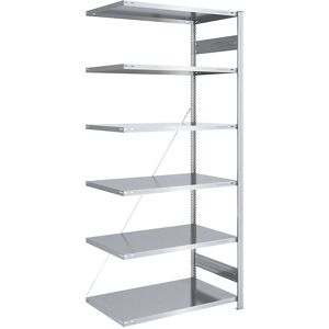 Estantería Eurokraft Pro - Expandible, 2500mm, Zincada Estantería Eurokraft Pro - Expandible, 2500mm, Zincada