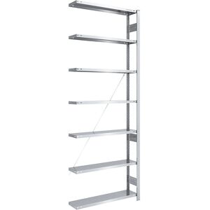 Scaffale magazzino EUROKRAFTpro - Zincato, 3000mm, Espandibile Scaffale magazzino EUROKRAFTpro - Zincato, 3000mm, Espandibile
