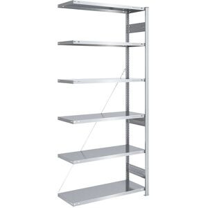 Estantería de Acero EUROKRAFTpro - Expandible, Galvanizada - 2500mm Estantería de Acero EUROKRAFTpro - Expandible, Galvanizada - 2500mm