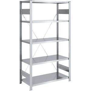 Estantería ajustable de almacén galvanizada - Estantería Estantería ajustable de almacén galvanizada - Estantería
