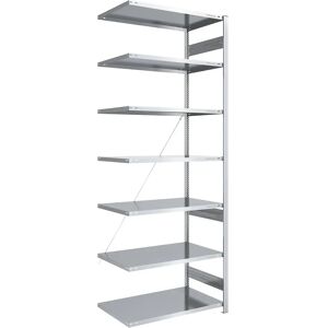 Estantería de almacén EUROKRAFTpro - Ajustable, Zincada, 3000mm Estantería de almacén EUROKRAFTpro - Ajustable, Zincada, 3000mm