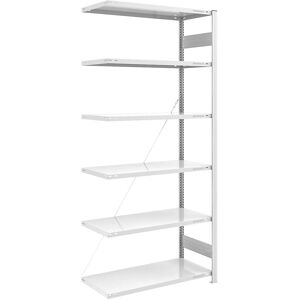 Estantería Eurokraft Gris Claro - Altura 2500mm - Almacenamiento Estantería Eurokraft Gris Claro - Altura 2500mm - Almacenamiento