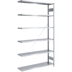 EUROKRAFTpro Estantería Zincada 2500mm - Tipo de Estantería EUROKRAFTpro Estantería Zincada 2500mm - Tipo de Estantería