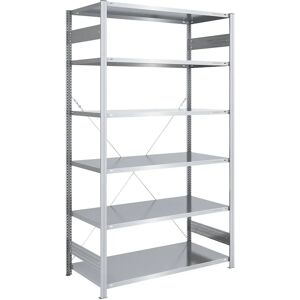 Eurokraft pro Estantería galvanizada de gran tamaño Eurokraft pro Estantería galvanizada de gran tamaño