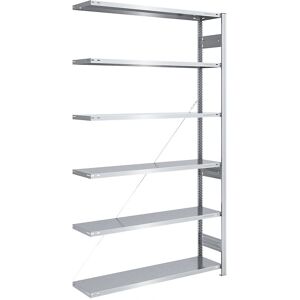 Estantería Zincada EUROKRAFTpro - 2500mm Alto, 1300mm Ancho - Almacén Pesado Estantería Zincada EUROKRAFTpro - 2500mm Alto, 1300mm Ancho - Almacén Pesado