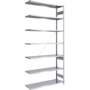 EUROKRAFTpro Estantería Pesada - 3000mm Zinc EUROKRAFTpro Estantería Pesada - 3000mm Zinc