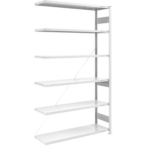 EUROKRAFTpro Estantería Grande, RAL 7035 - Sistema de Estanterías EUROKRAFTpro Estantería Grande, RAL 7035 - Sistema de Estanterías