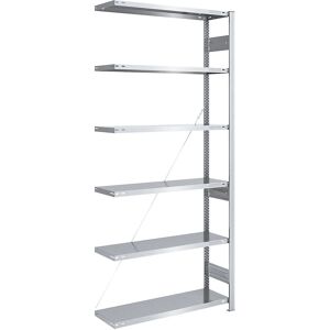 Estantería pesada galvanizada - 2500mm - 1000x400mm Estantería pesada galvanizada - 2500mm - 1000x400mm