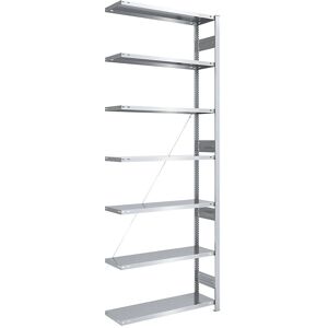 Estantería resistente galvanizada - 3000mm H - 1000x400mm Ext. Estantería resistente galvanizada - 3000mm H - 1000x400mm Ext.