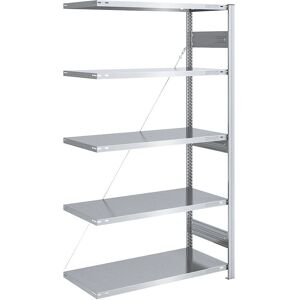 Raft galvanizat pentru sarcini grele - 2000mm înălțime, 1000x600mm Raft galvanizat pentru sarcini grele - 2000mm înălțime, 1000x600mm