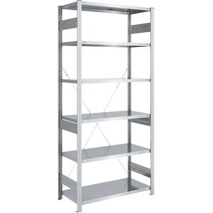 Estantería Eurokraft para cargas pesadas - 2500mm - 1000x600mm - Acero Estantería Eurokraft para cargas pesadas - 2500mm - 1000x600mm - Acero