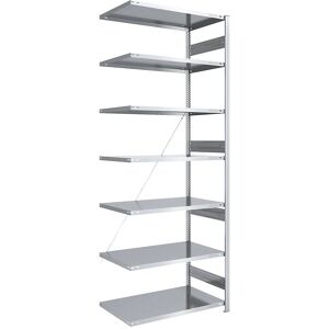 Scaffale zincato pesante - 3000mm, 1000x800mm Scaffale zincato pesante - 3000mm, 1000x800mm
